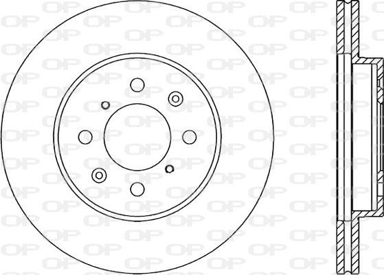 Open Parts BDA1215.20 - Brake Disc autospares.lv