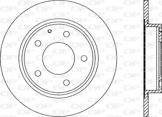 Open Parts BDA1282.10 - Brake Disc autospares.lv