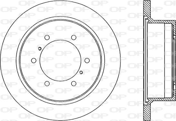 Open Parts BDA1790.10 - Brake Disc autospares.lv