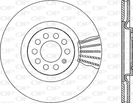 Open Parts BDA1744.20 - Brake Disc autospares.lv