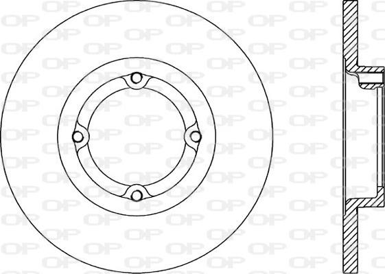 Open Parts BDA1765.10 - Brake Disc autospares.lv