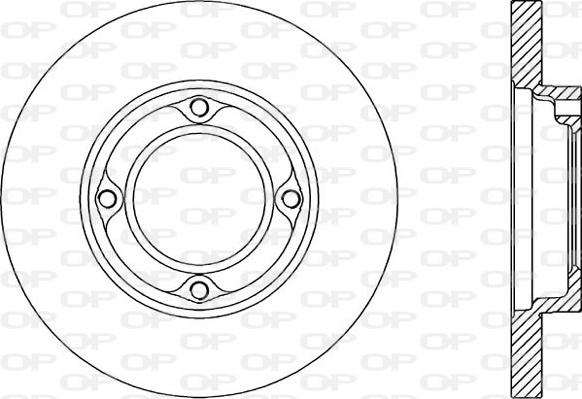 Open Parts BDA1763.10 - Brake Disc autospares.lv