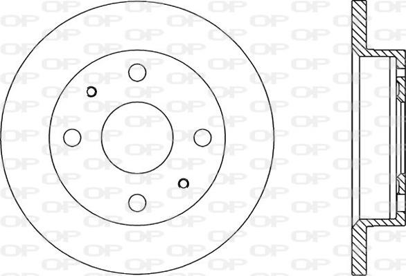 Open Parts BDA1762.10 - Brake Disc autospares.lv