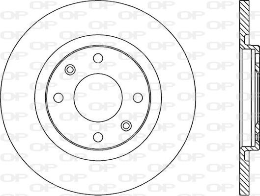 Open Parts BDA1717.10 - Brake Disc autospares.lv