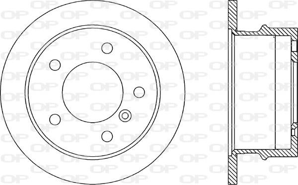 Open Parts BDA1784.10 - Brake Disc autospares.lv