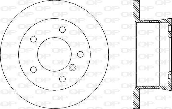 Open Parts BDA1785.10 - Brake Disc autospares.lv