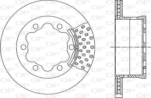 Open Parts BDA1786.20 - Brake Disc autospares.lv