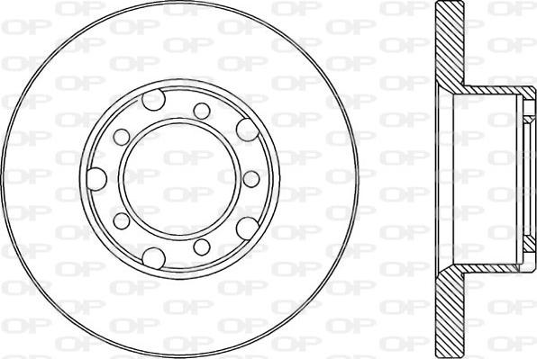 Open Parts BDA1783.10 - Brake Disc autospares.lv