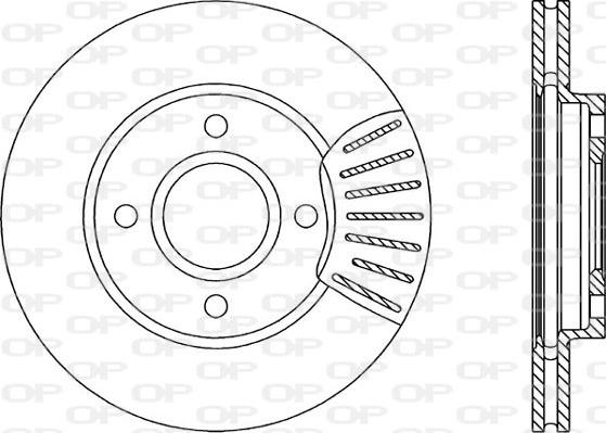 Open Parts BDA1739.20 - Brake Disc autospares.lv