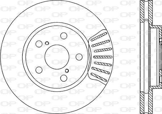 Open Parts BDA1727.20 - Brake Disc autospares.lv