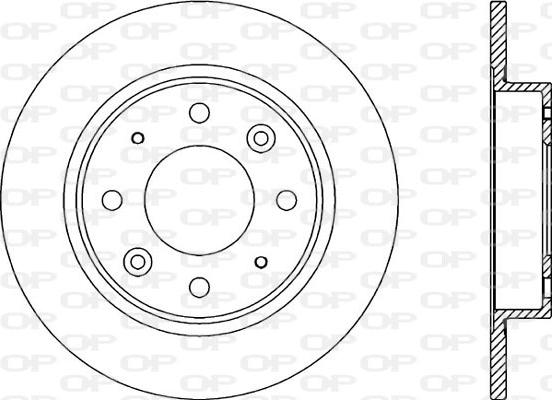 Open Parts BDA1774.10 - Brake Disc autospares.lv