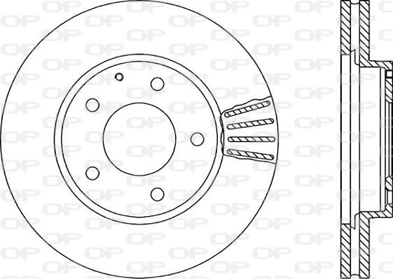 Open Parts BDA1776.20 - Brake Disc autospares.lv