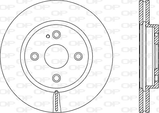 Open Parts BDR2490.20 - Brake Disc autospares.lv