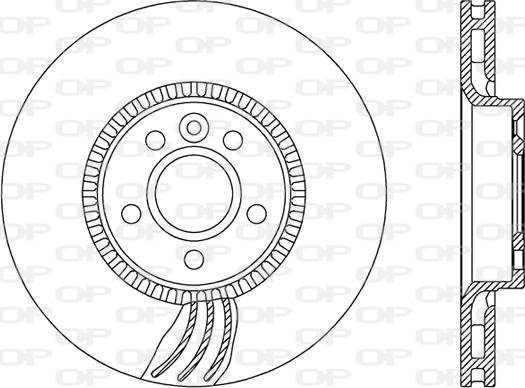 Open Parts BDA2469.20 - Brake Disc autospares.lv