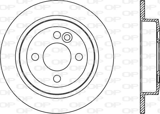 Open Parts BDA2430.10 - Brake Disc autospares.lv