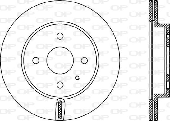 Open Parts BDA2425.20 - Brake Disc autospares.lv