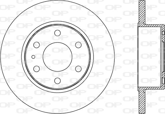 Open Parts BDA2471.10 - Brake Disc autospares.lv