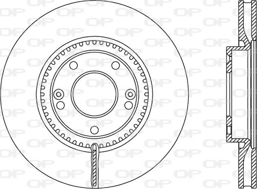 Open Parts BDR2477.20 - Brake Disc autospares.lv