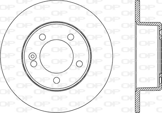 Open Parts BDA2599.10 - Brake Disc autospares.lv