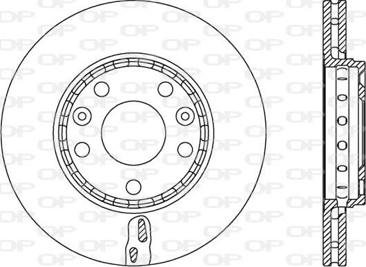 Open Parts BDA2548.20 - Brake Disc autospares.lv