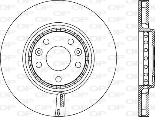 Open Parts BDR2547.20 - Brake Disc autospares.lv