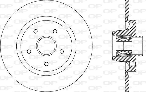 Open Parts BDA2509.30 - Brake Disc autospares.lv