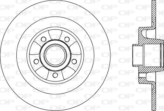 Open Parts BDA2507.10 - Brake Disc autospares.lv