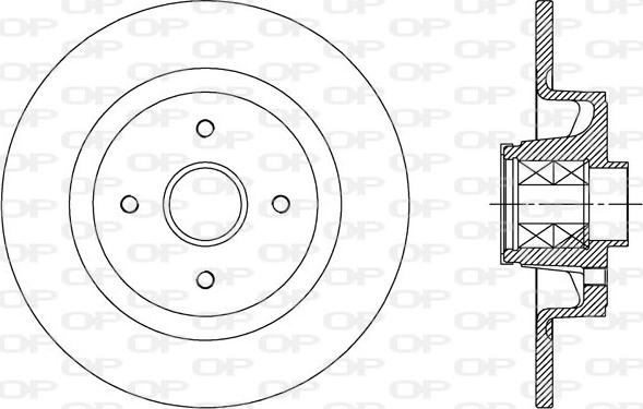 Open Parts BDA2511.30 - Brake Disc autospares.lv