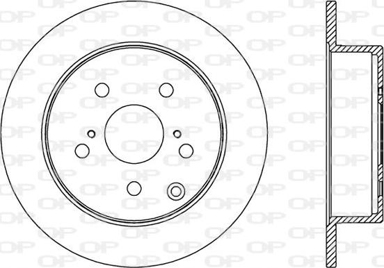 Open Parts BDA2581.10 - Brake Disc autospares.lv