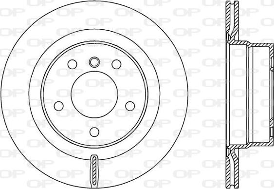 Open Parts BDA2532.20 - Brake Disc autospares.lv