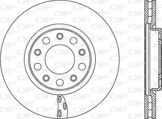 Open Parts BDA2521.20 - Brake Disc autospares.lv