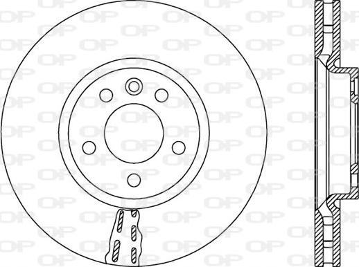 Open Parts BDA2572.20 - Brake Disc autospares.lv