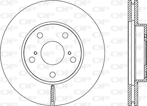 Open Parts BDA2694.20 - Brake Disc autospares.lv