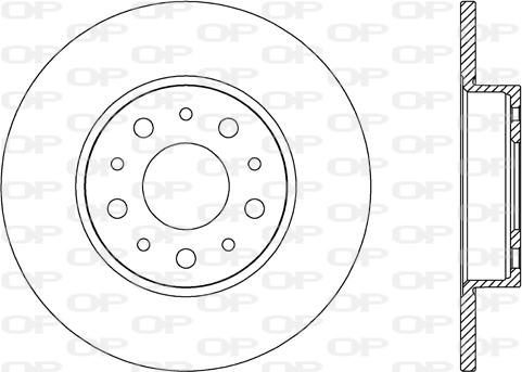 Open Parts BDA2695.10 - Brake Disc autospares.lv