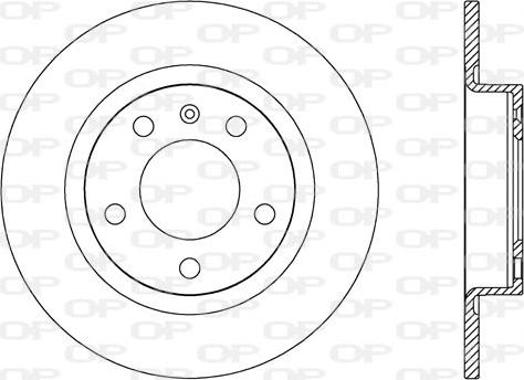 Open Parts BDA2649.10 - Brake Disc autospares.lv