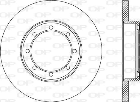 Open Parts BDA2655.10 - Brake Disc autospares.lv