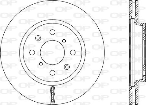 Open Parts BDA2658.20 - Brake Disc autospares.lv