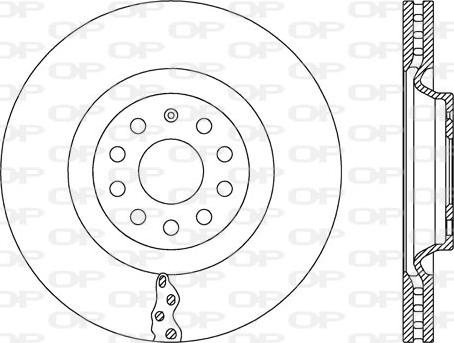 Open Parts BDA2665.20 - Brake Disc autospares.lv