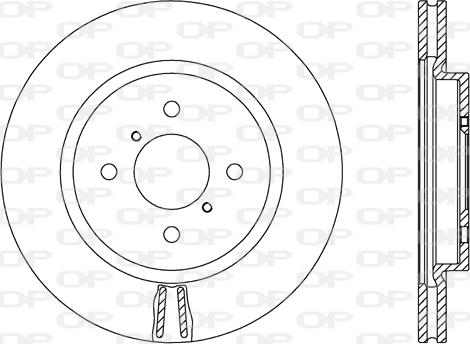 Open Parts BDA2661.20 - Brake Disc autospares.lv