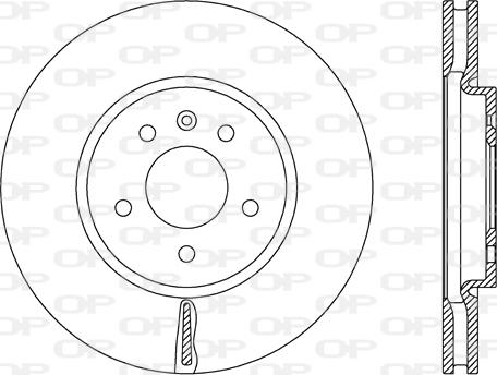 Open Parts BDA2668.20 - Brake Disc autospares.lv