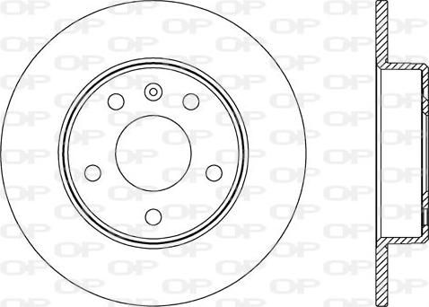 Open Parts BDA2667.10 - Brake Disc autospares.lv