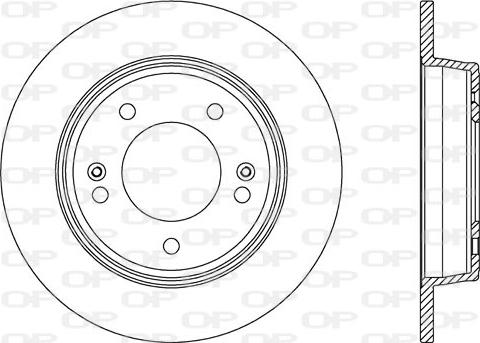 Open Parts BDA2604.10 - Brake Disc autospares.lv