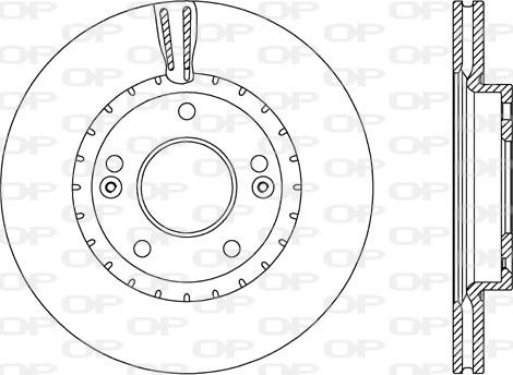 Open Parts BDA2603.20 - Brake Disc autospares.lv