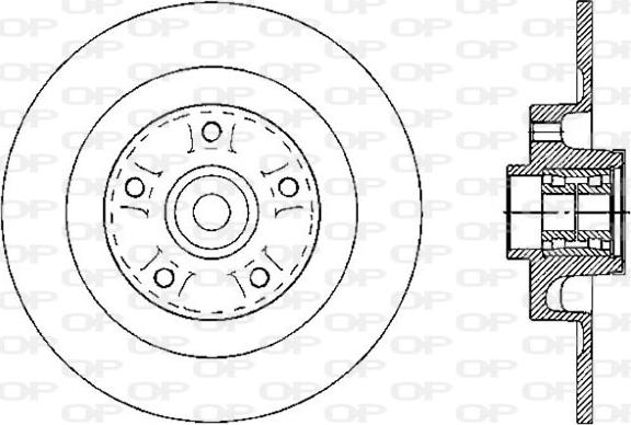 Open Parts BDA2602.30 - Brake Disc autospares.lv