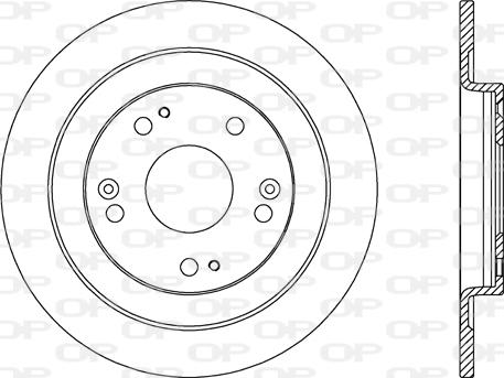 Open Parts BDA2685.10 - Brake Disc autospares.lv