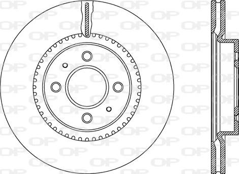 Open Parts BDA2639.20 - Brake Disc autospares.lv