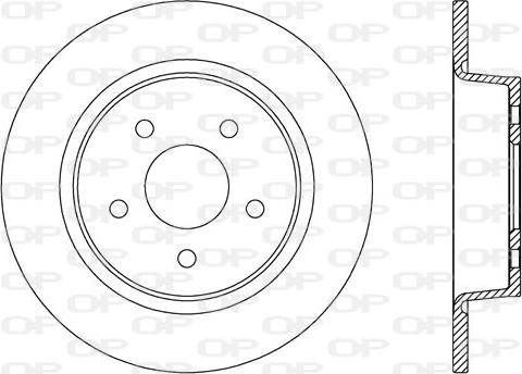 Open Parts BDA2635.10 - Brake Disc autospares.lv