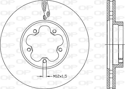 Open Parts BDA2636.20 - Brake Disc autospares.lv