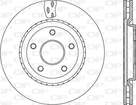 Open Parts BDA2674.20 - Brake Disc autospares.lv