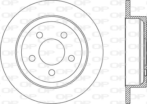 Open Parts BDA2676.10 - Brake Disc autospares.lv